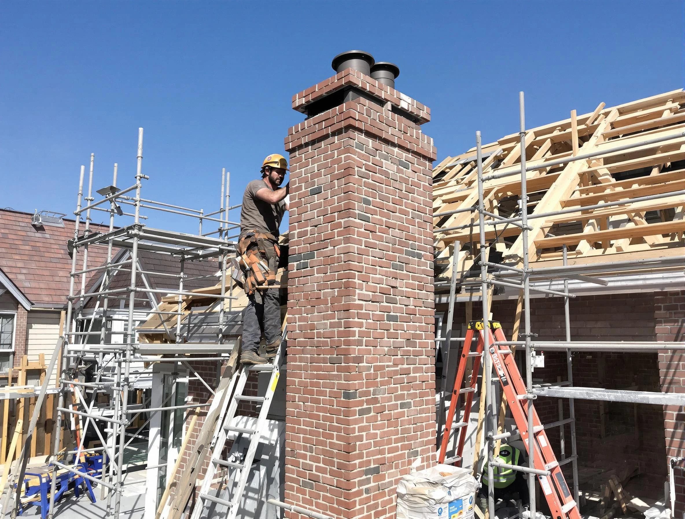 New chimney installation completed by Woburn Chimney Sweep in Woburn, MA