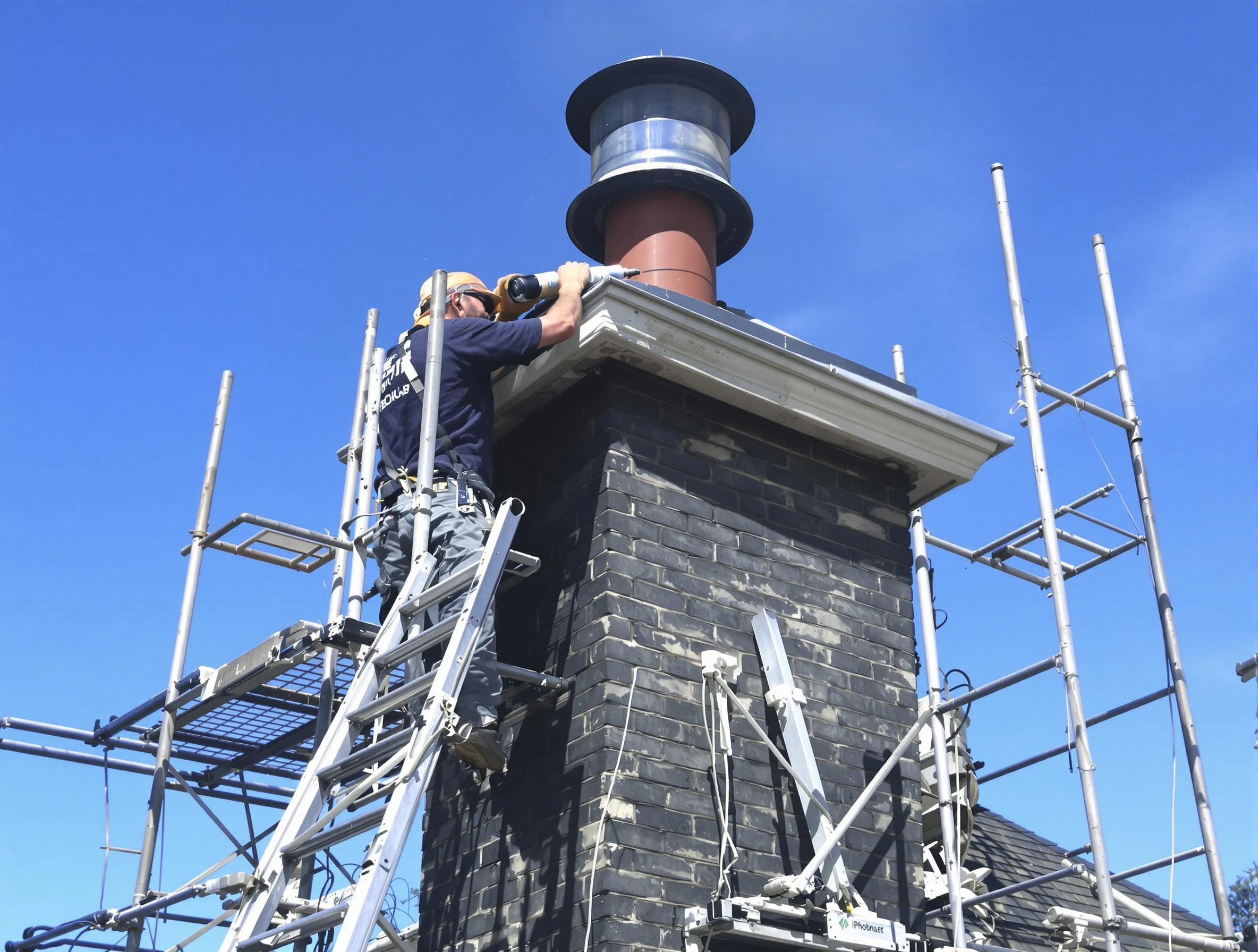 Sturdy chimney crown finished by Woburn Chimney Sweep in Woburn, MA